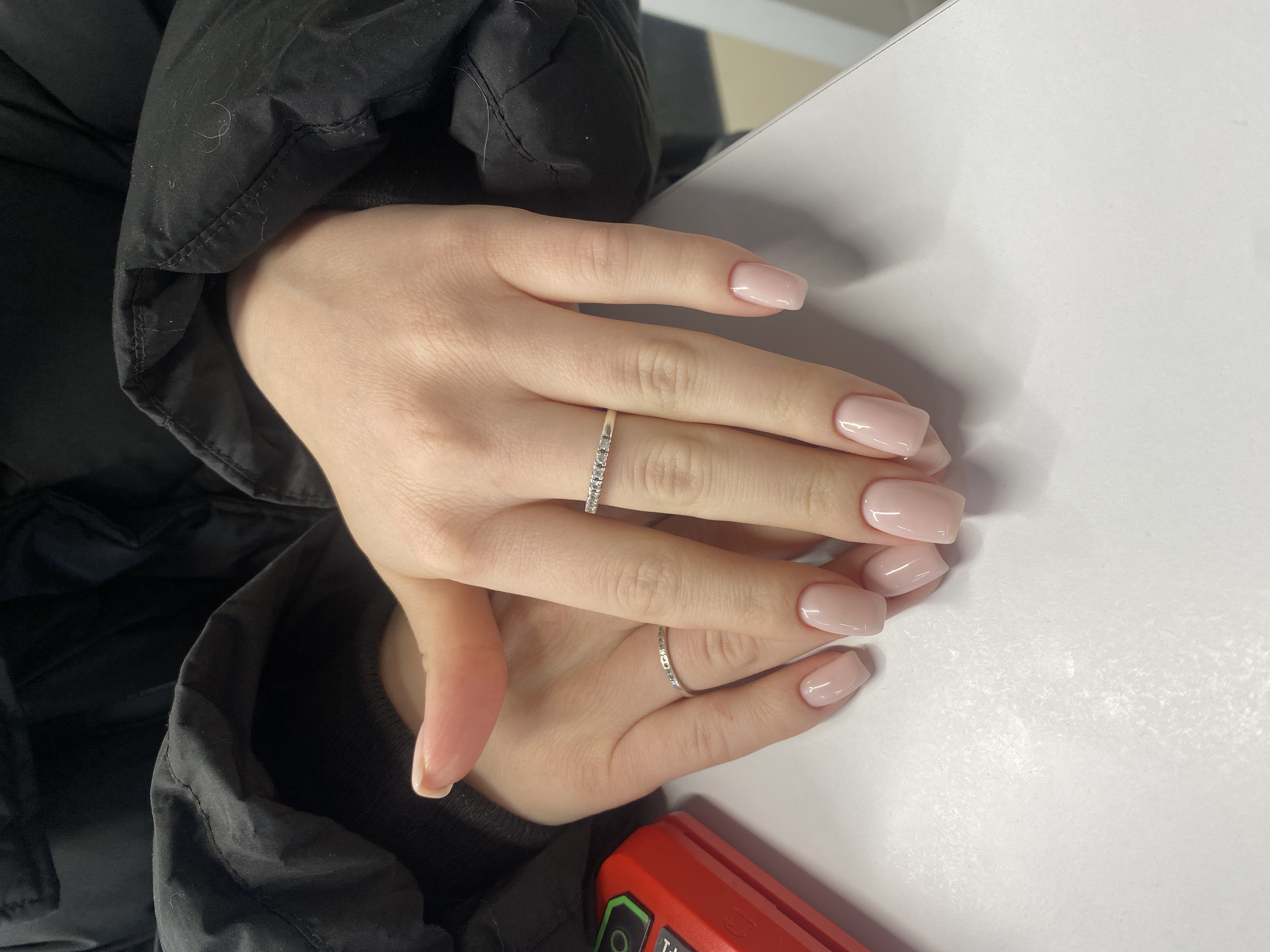 на каждый день, однотон, Маникюр, молочный, нюд