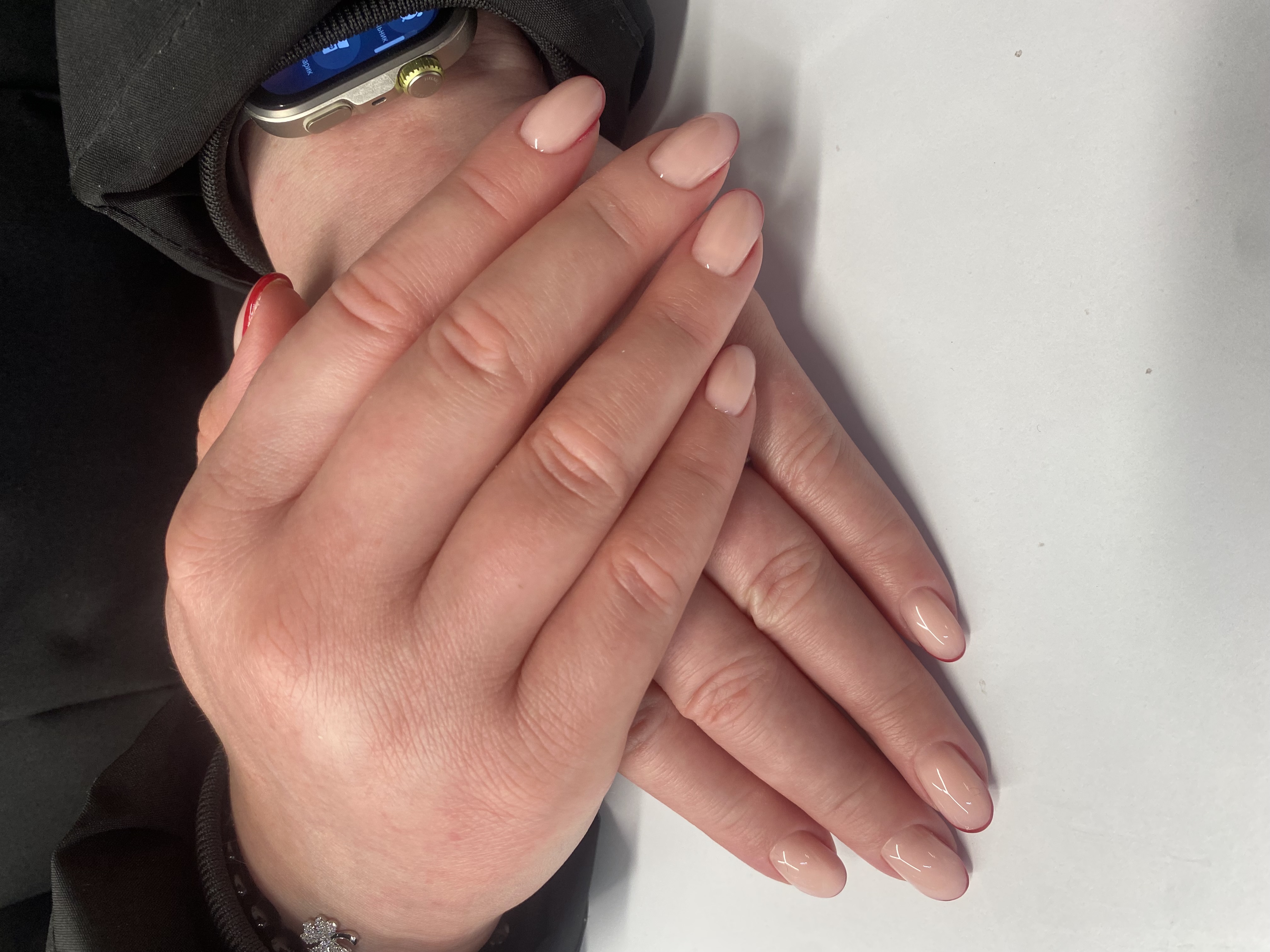 Маникюр, френч, дизайн, натуральный, на каждый день