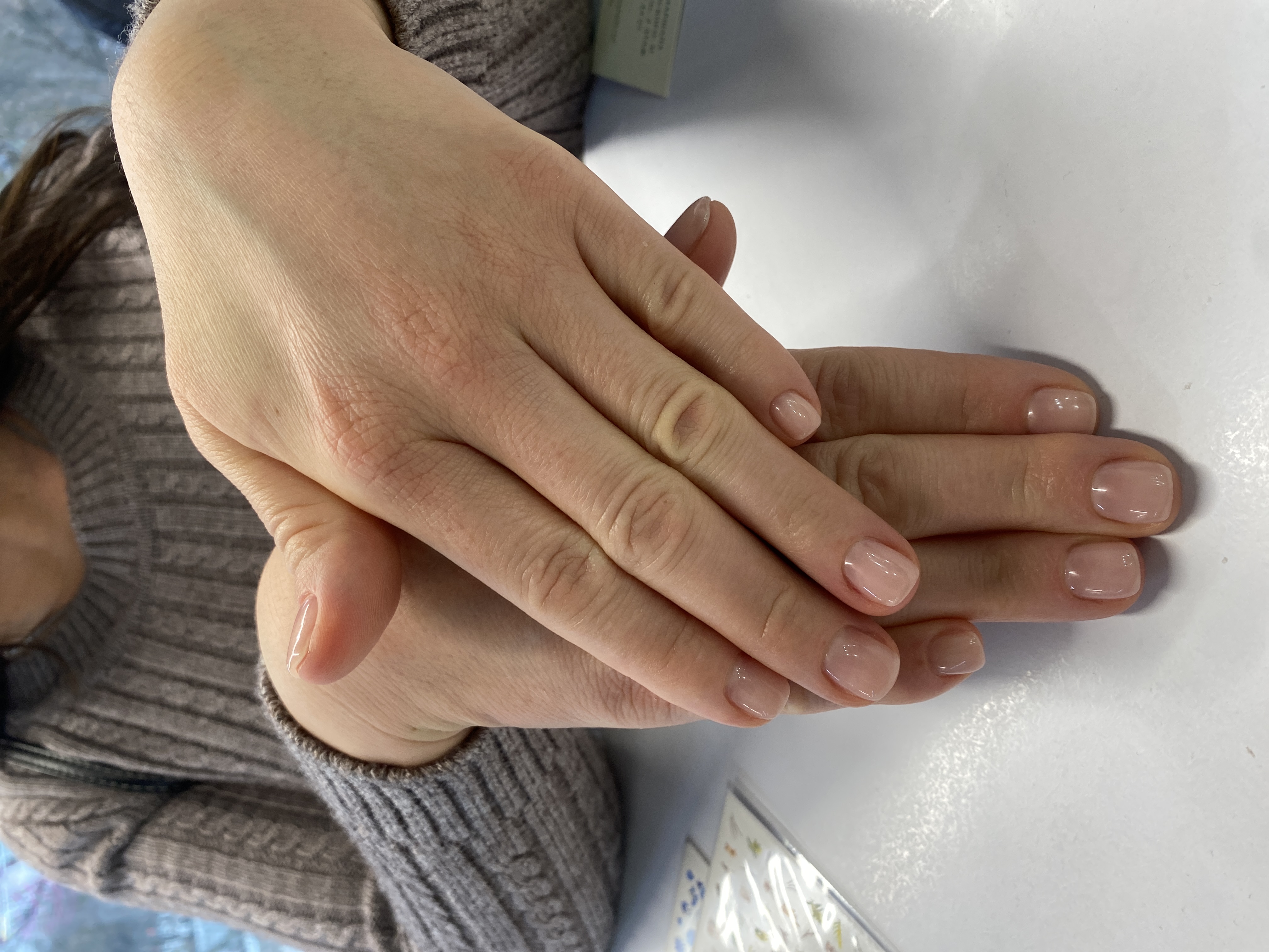 однотон, Маникюр, бесцветный, на каждый день