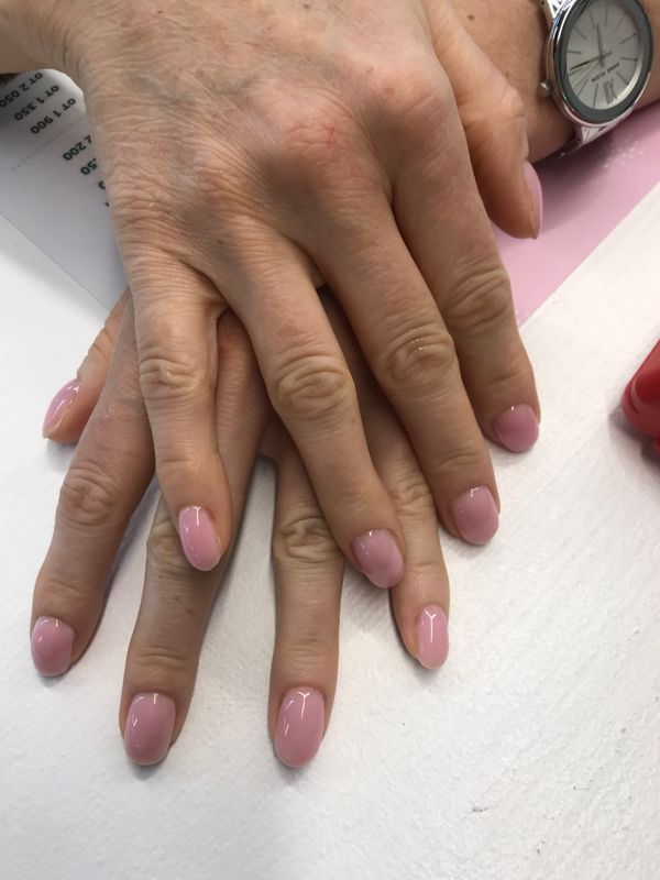 глянцевый, сиреневый, разная длинна, нюд, однотон, Маникюр, на каждый день, нежный