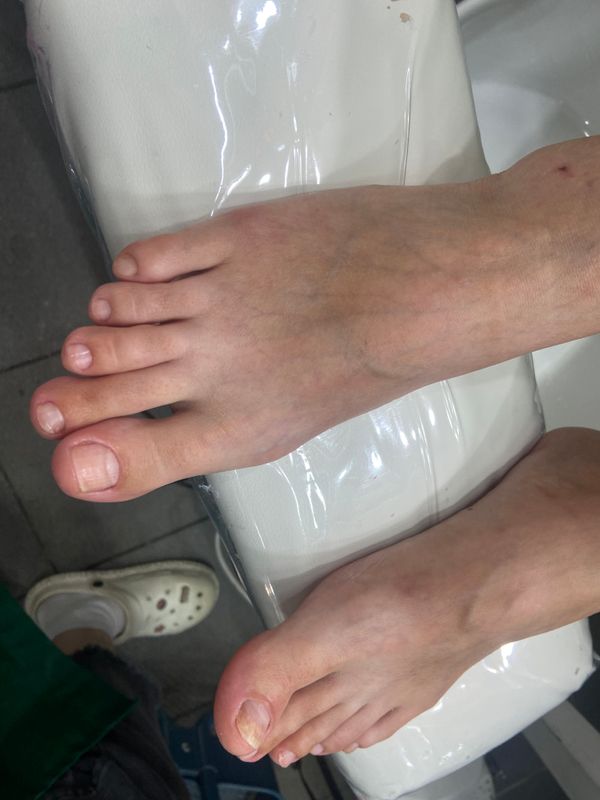 без покрытия, гигиенический, Педикюр