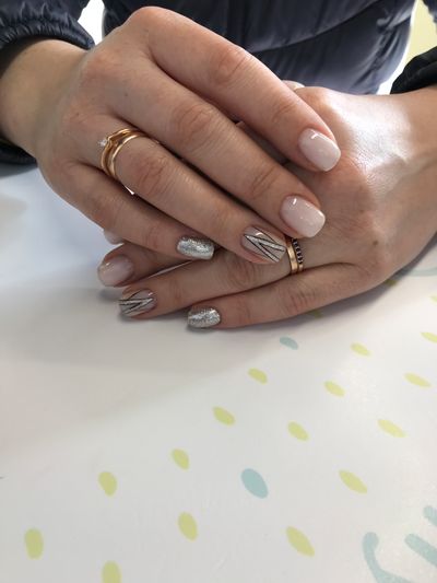 дизайн, глянцевый, геометрия, блестки, линии, слоновая кость, черный, серебро