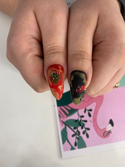 дизайн, матовый, китайский фольклор, фольга, иероглифы, драконы, фонарики, клювик, красный, черный, белый, зеленый, желтый, золото