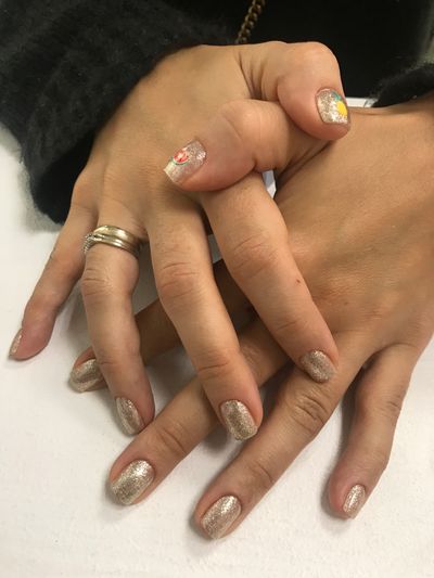 дизайн, нюд, рисунок, блестки, арбуз, ананас, серебро