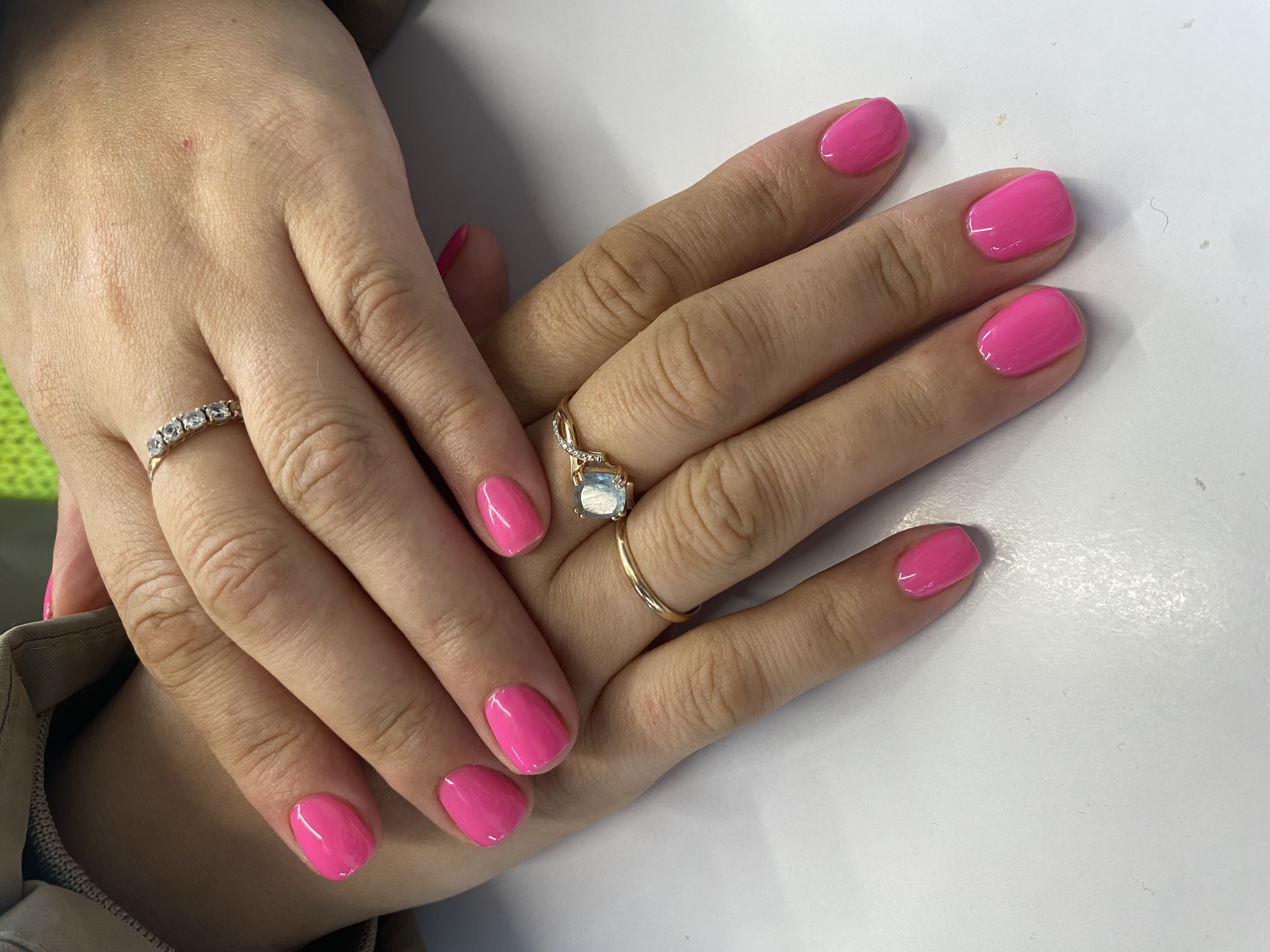 на каждый день, однотон, Маникюр, нюд, розовый