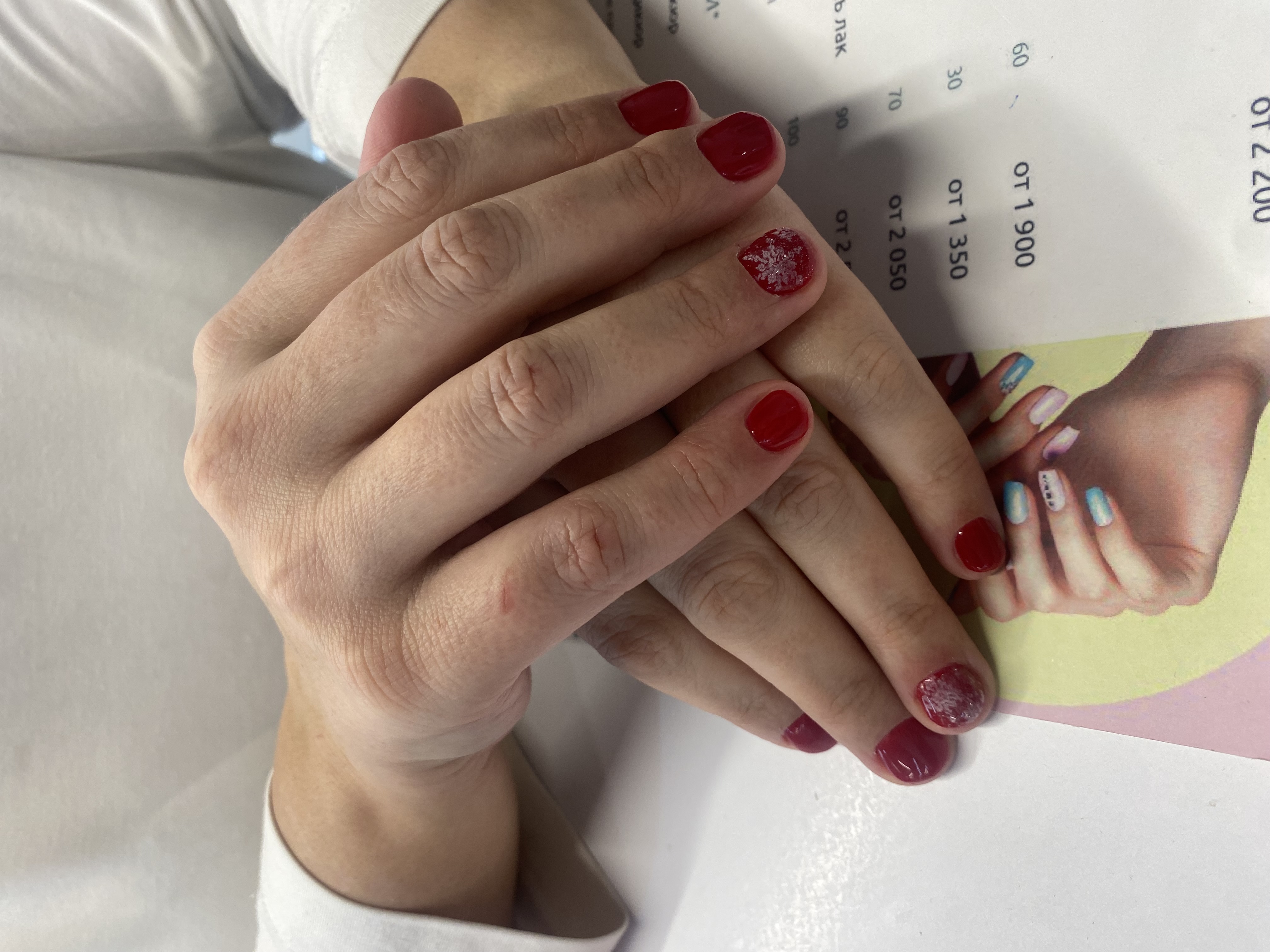 бордовый, Маникюр, дизайн, новогодний, снежинка, минимализм, Стемпинг