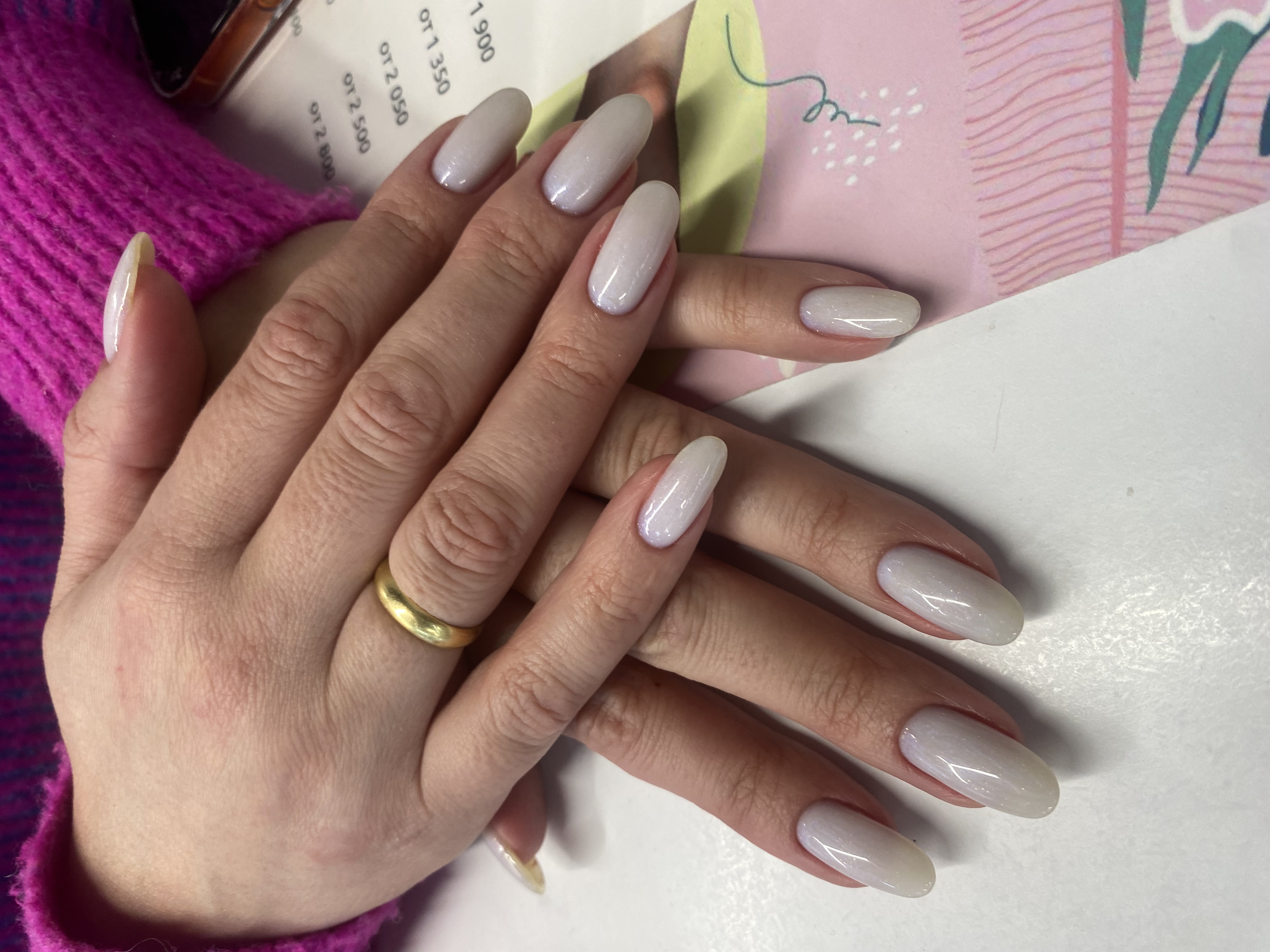 лак с блестками, Маникюр, однотон, перламутр, на каждый день