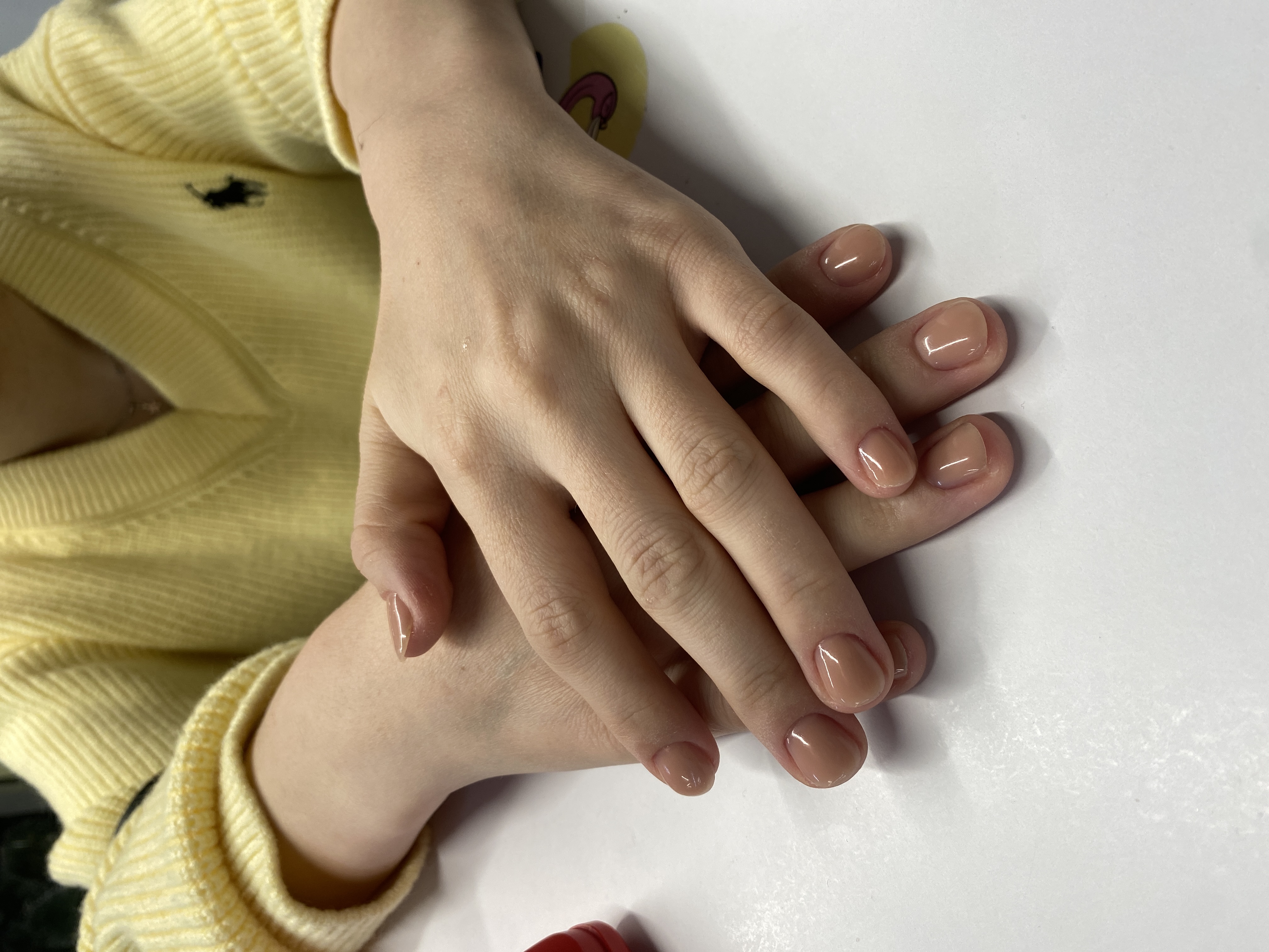 однотон, Маникюр, бежевый, нюд, на каждый день