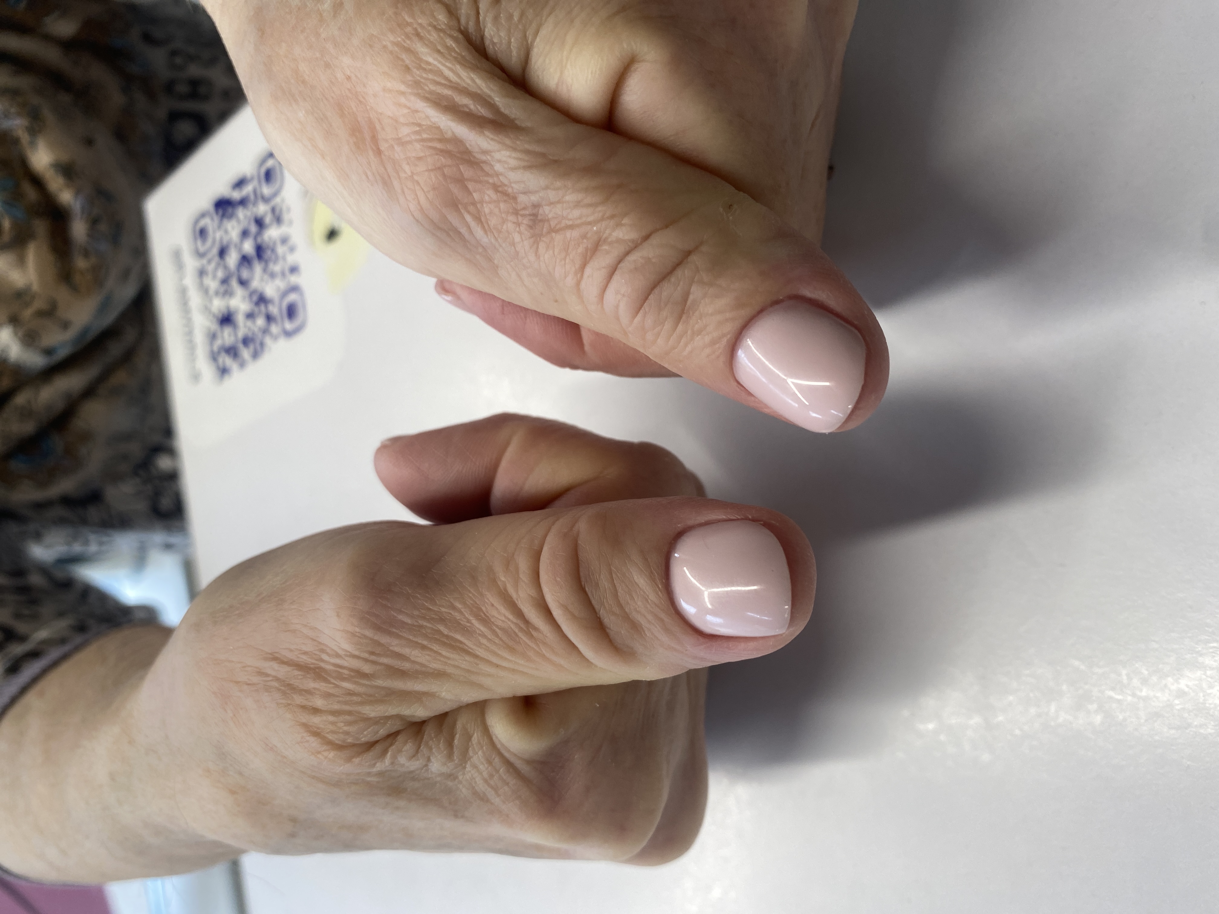 Маникюр, однотон, на каждый день, молочный, нюд