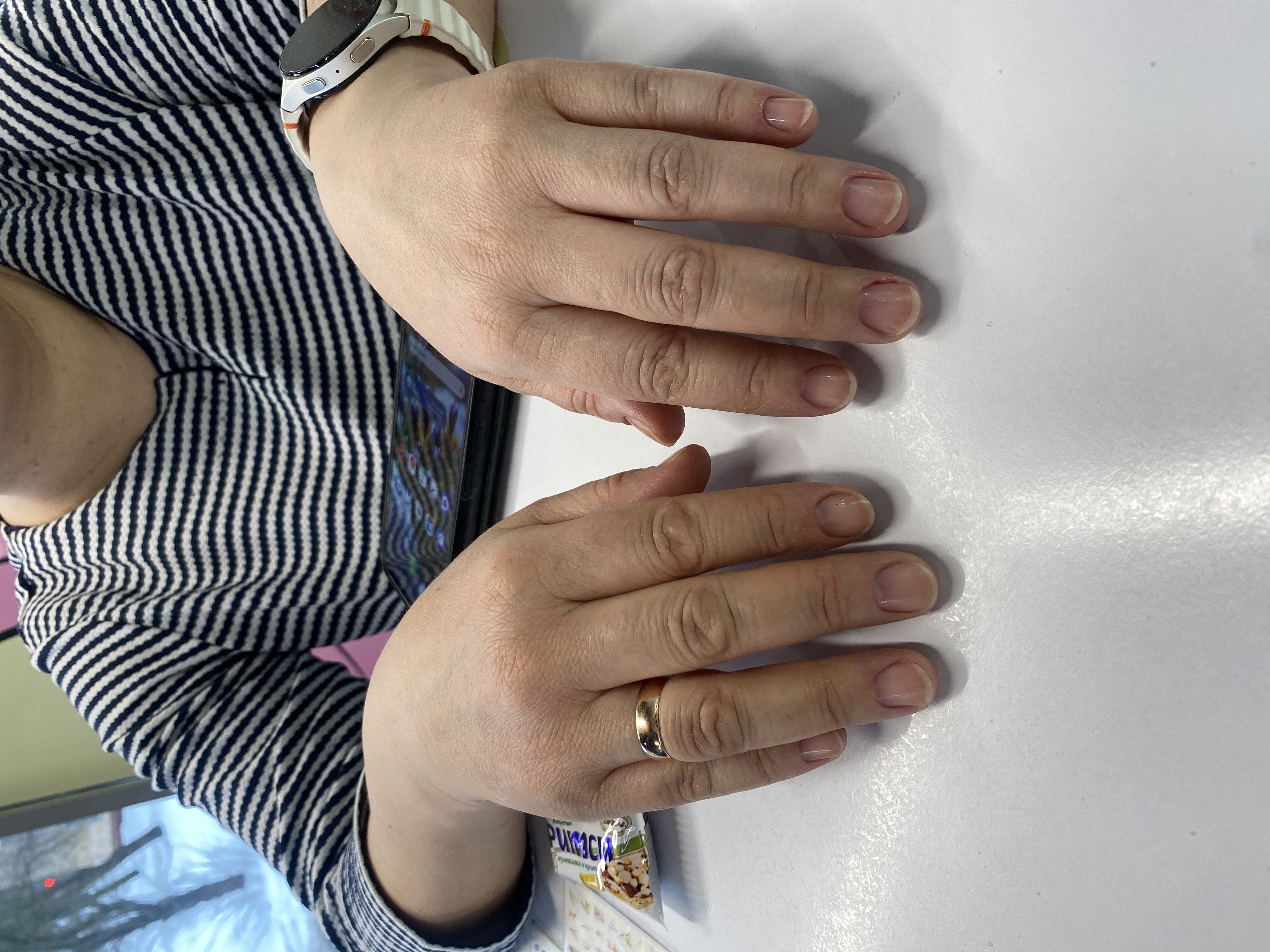 гигиенический, Маникюр, без покрытия