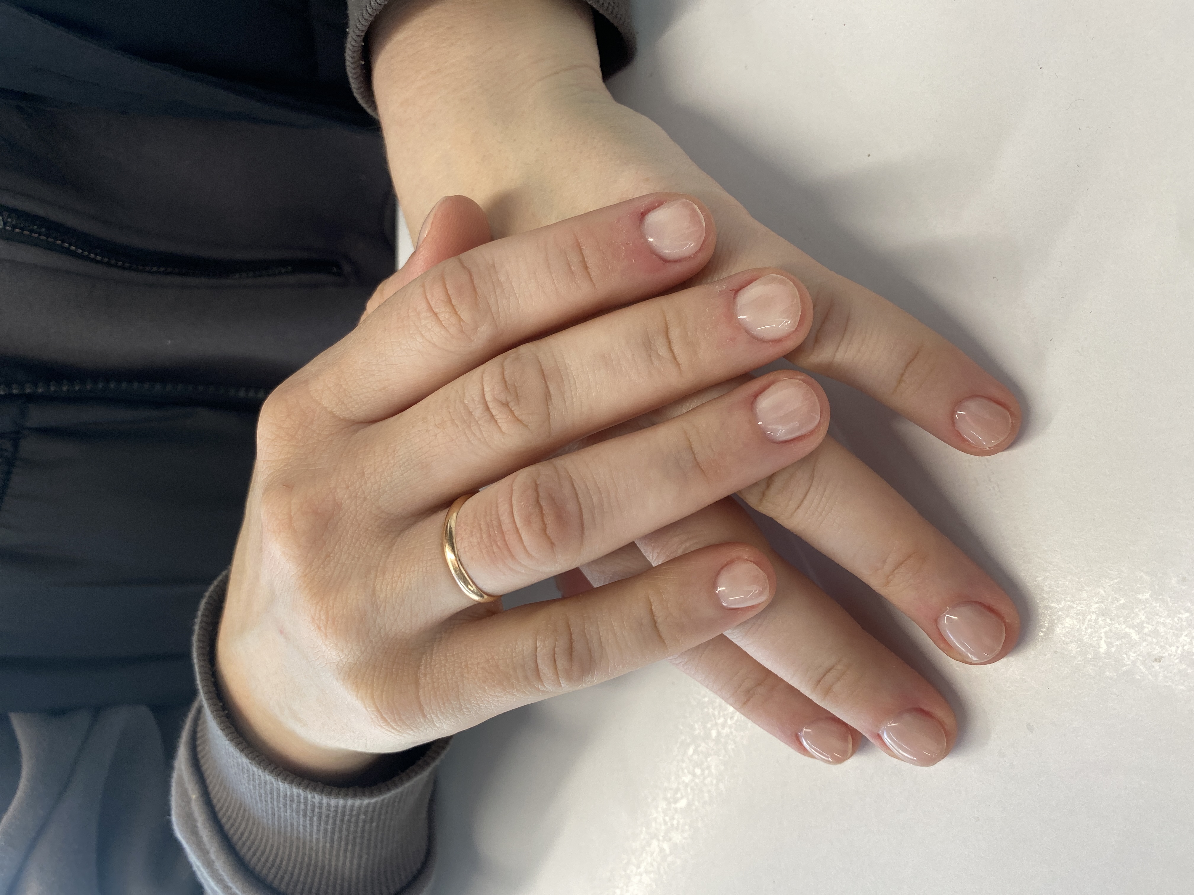 однотон, Маникюр, бесцветный, на каждый день