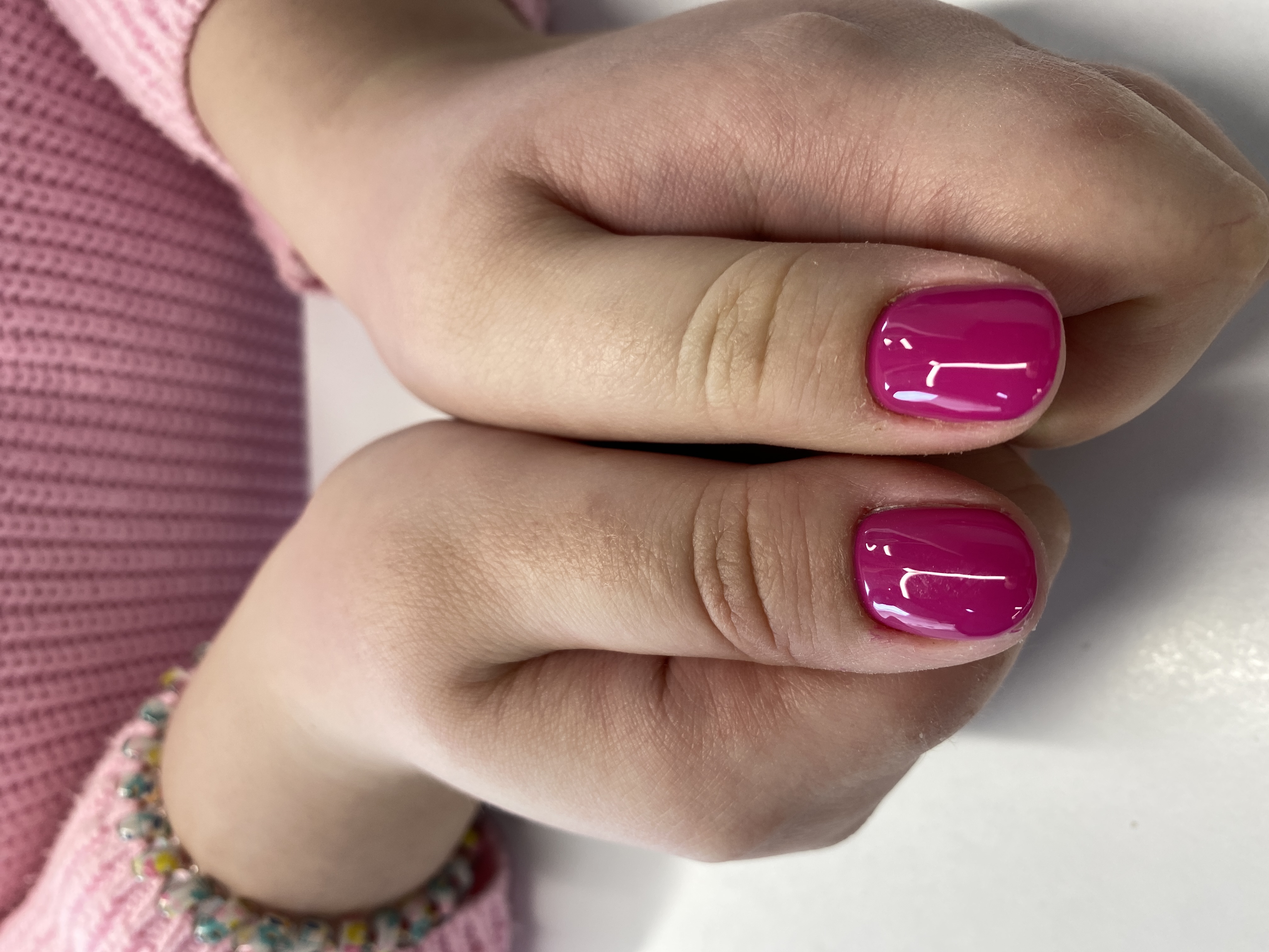 однотон, Маникюр, фиолетовый, на каждый день