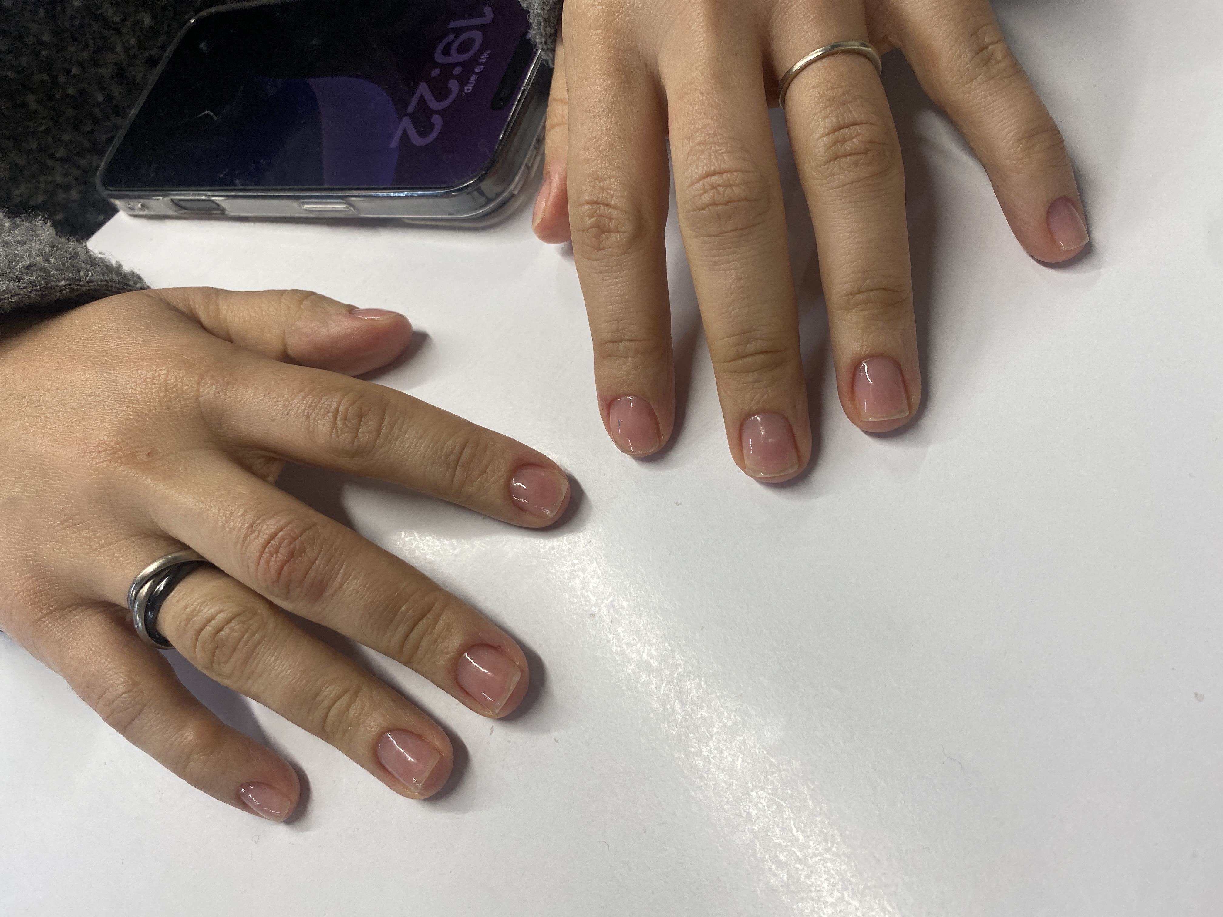 однотон, Маникюр, бесцветный, на каждый день