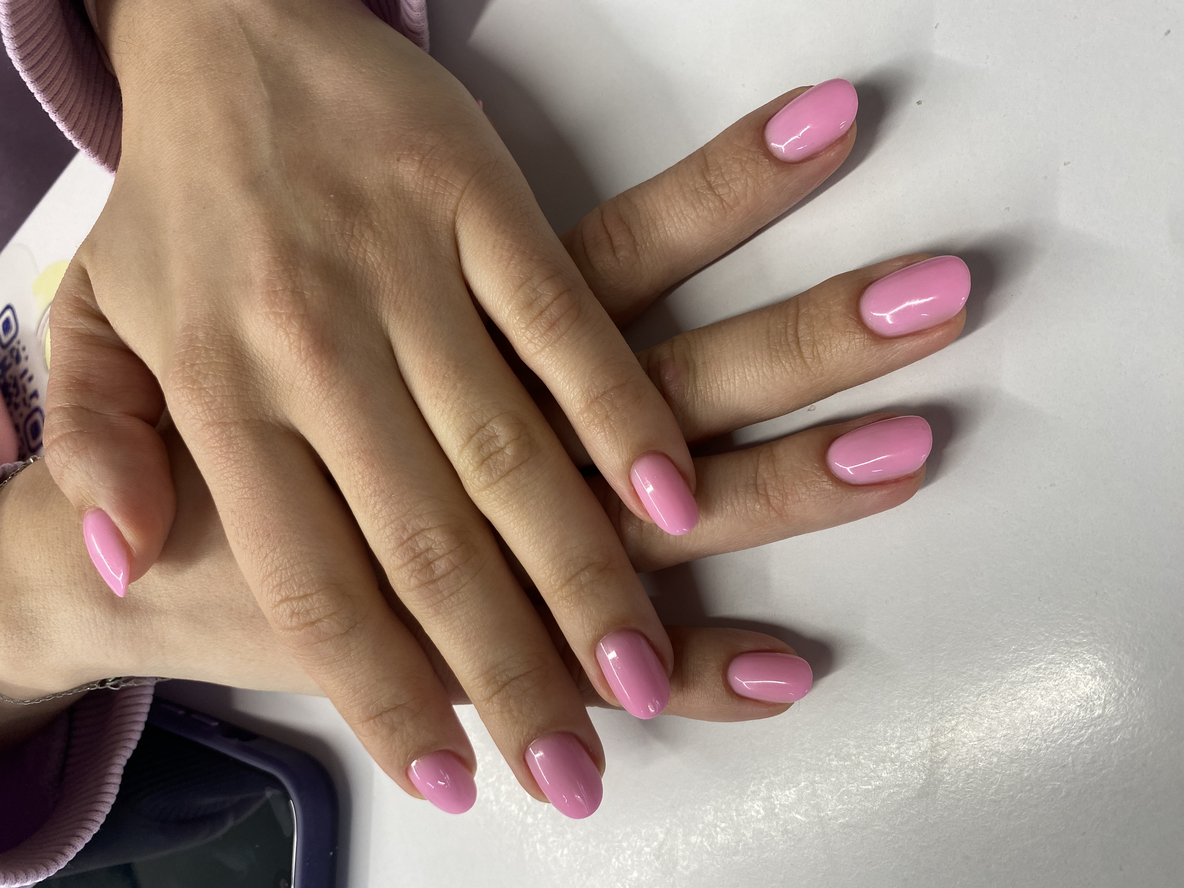 Маникюр, на каждый день, нюд, однотон, нежный, розовый