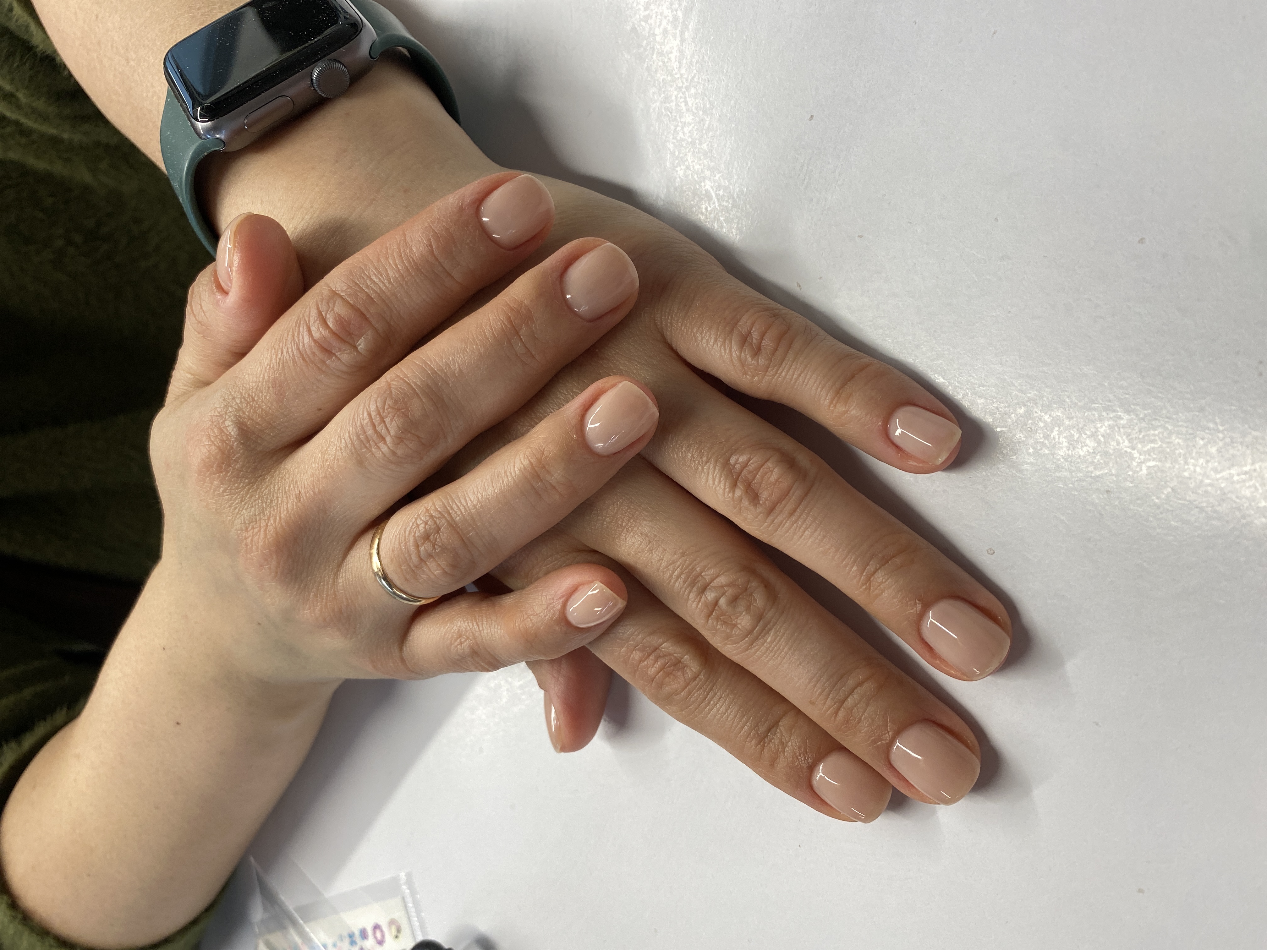 однотон, Маникюр, бесцветный, на каждый день