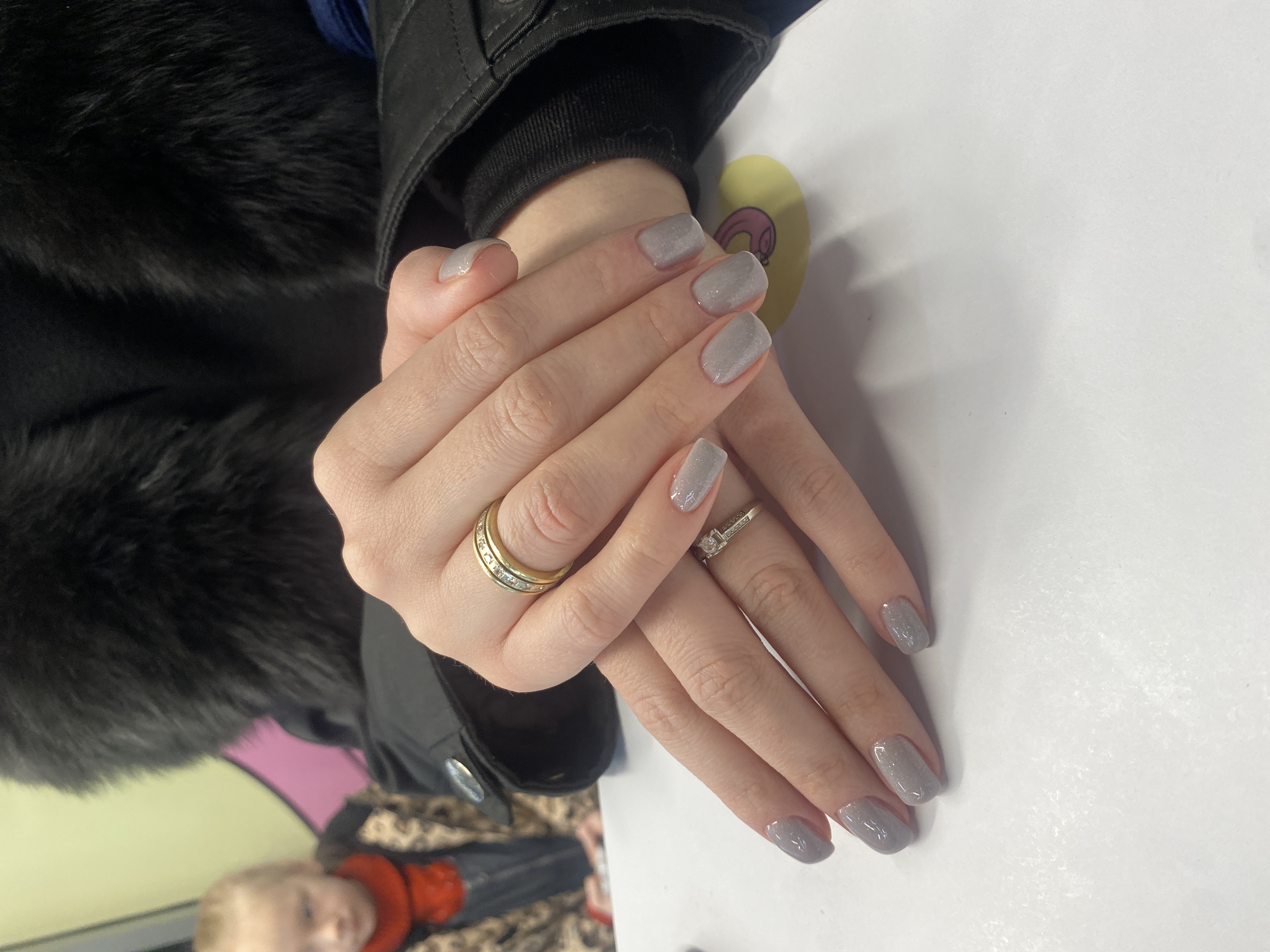 однотон, нюд, Маникюр, серый, на каждый день